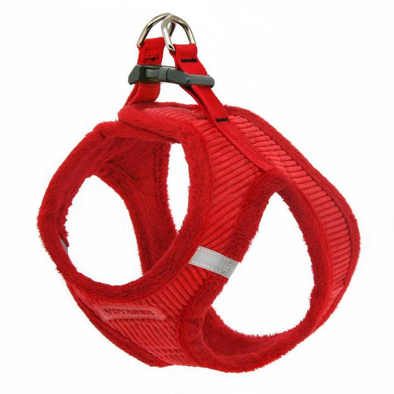 Step-In Plush Corduroy Pet Harness