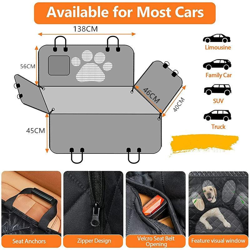 Car Pet Mat Dog Bed Cushion Car Seat Rear Seat Car Cushion Cat Dog Mat Dog Bed Sub Handy Gadget