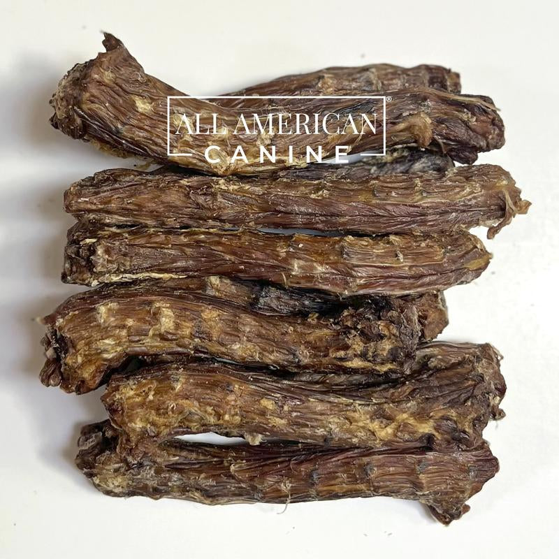Natural Duck Neck Dog Treats – Single Ingredient, Dehydrated & Chewy – Low-Fat, High-Protein Training Reward – Made in USA