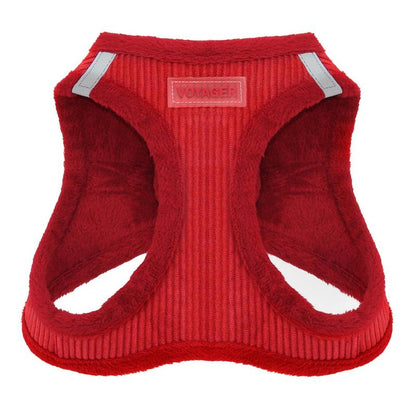 Step-In Plush Corduroy Pet Harness